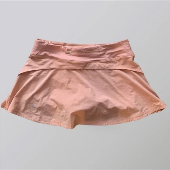 Lululemon Play Off the Pleats Peach skirt / skort sz.8